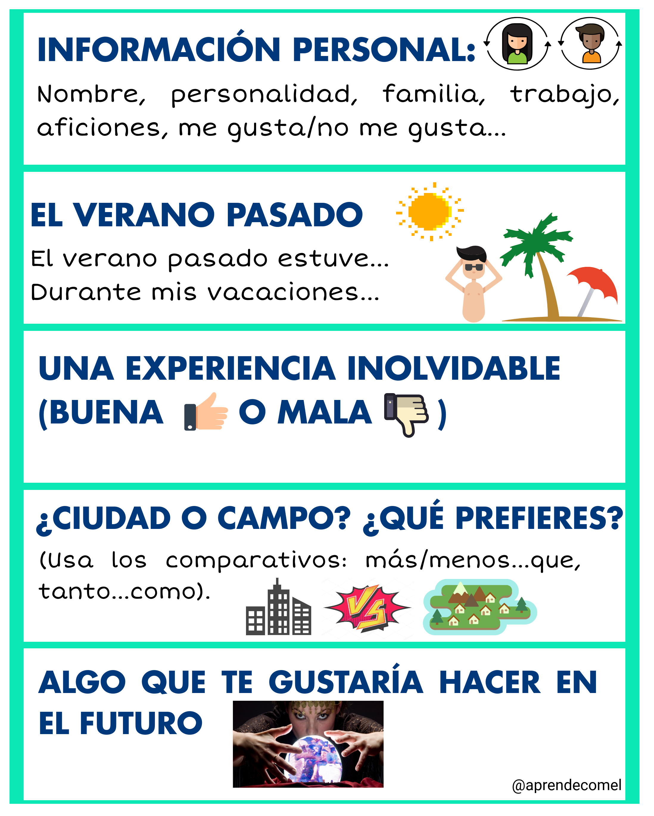 primer día de clase español